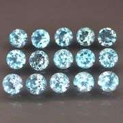 Matched! 15 piece 15.48ct full fire sky blue Topaz set!