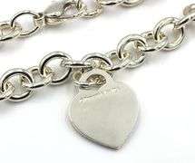 Tiffany & Co necklace with heart shaped pendant