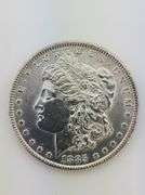 1885 Morgan Silver Dollar, UNC Cleaned