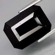 Elegant 17.01ct silky black Loas Tektite