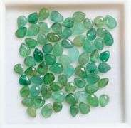 You get a beautiful mix of greens in this 6.96ct Emerald set!