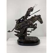American Handmade Cheyenne Bronze Sculpture