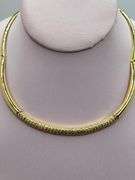 Diamond Choker Necklace in 18KT Yellow Gold
