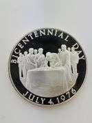 July 4, 1976 Proof Sterling Silver Bicentennial Day Medal