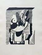 Extremely Collectible Vintage Picasso Woodcut on Paper