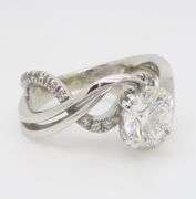 Authentic, Certified Solasfera Diamond set in a Mark Schneider Ring