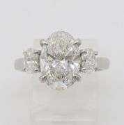 Classic Three Stone Diamond Ring Featuring 3.64CTW of Diamonds