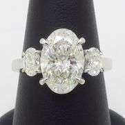 Classic Three Stone Diamond Ring Featuring 3.64CTW of Diamonds