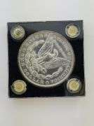 1898 Morgan Silver Dollar, UNC Cleaned In Capital Plastics