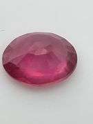 CERTIFIED NATURAL RUBY 2.55 CARAT OVAL SHAPED.