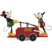 100th Anniversary Mickey & Minnie Mouse Red Handcar COA