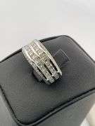 CERTIFIED BRAND NEW 14K WHITE GOLD DIAMOND BAND / RING