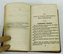 Rare 1851 Toast Book for All Occasions