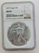 2019 American Silver Eagle, NGC MS69