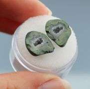 Fantastic 9.36ct Tabasco Geode pair