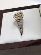 Exquisite Diamond Halo Ring