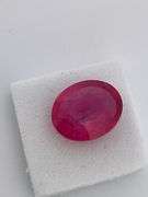 CERTIFIED NATURAL RUBY 3.27 CARAT OVAL SHAPE.