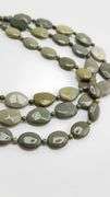 925 Sterling Silver Jay King DTR Olive Green Jasper Triple Strand Necklace