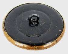 Rare Antique Large Cherub & Bird Button