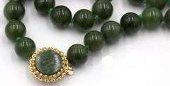 Green Jade beaded necklace