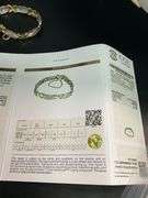 CERTIFIED 14K YELLOW AND WHITE GOLD DIAMOND BRACELET