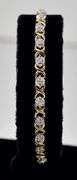 1/4CTTW Lab Diamond Bracelet in Vermeil Sterling Silver