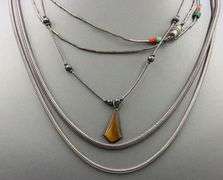 Vintage 925 sterling silver group lot of 4 necklaces