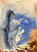 Highly Collectible and Rare Salvador Dali Original Lithograph from the 'Biblia Sacra' Suite