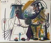 Picasso Au Baiser d'Avignon Lithograph from 1972 Portfolio