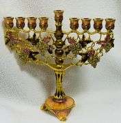 Menorah Candle Holder