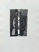 Rare Pablo Picasso Woodcut Circa 1955 Out of Only 100