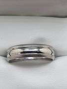 14KT White Gold Band