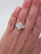 Classic Three Stone Diamond Ring Featuring 3.64CTW of Diamonds