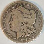 Rare 1893-CC Morgan Silver Dollar in nice collectible condition