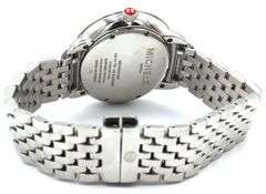 Michele Serein black mother of pearl diamond dial quartz 34mm watch