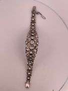 CERTIFIED WHITE GOLD DIAMOND VITAGE / ANTIQUE DIAMOND BRACELET