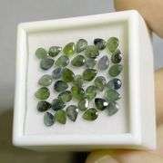 Incredible! Real swirling saturation 9.15ct Sapphire set!