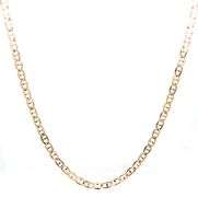 14kt Yellow gold Marine link chain necklace