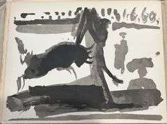 Pablo Picasso Toro "Bullfighter" Lithograph from 1960 Portfolio