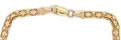 Popular 14K YG Hand Made Flat Bracelet
