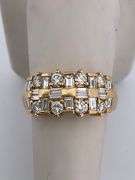 CERTIFIED BRAND NEW 18K YELLOW GOLD DIAMOND BAND / RING