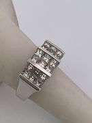 CERTIFIED BRAND NEW 14K WHITE GOLD DIAMOND BAND / RING