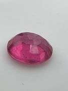 CERTIFIED NATURAL RUBY 3.63 CARAT OVAL SHAPED.