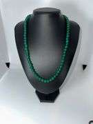 Beautiful 171.5 Cttw Natural Mined From The Earth Emerald Necklace