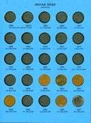 Indian Head Cent Album with 23 Coins: 1880-1908