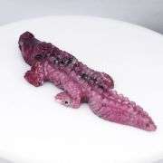 Look at this 67.46ct alligator cut from pure Ruby!