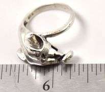 Elephant Ring in Sterling Silver