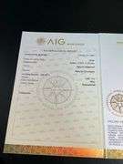 CERTIFIED AND SEALED NATURAL BLUE SAPPHIRE, 1.02 CARAT