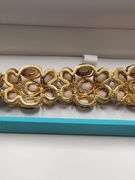 Extremely rare and collectable Art Deco 18KT Gold & Enamel Italian Bracelet