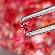 Vibrant color! Diamond cut! 2.38ct cherry pink Sapphire set!